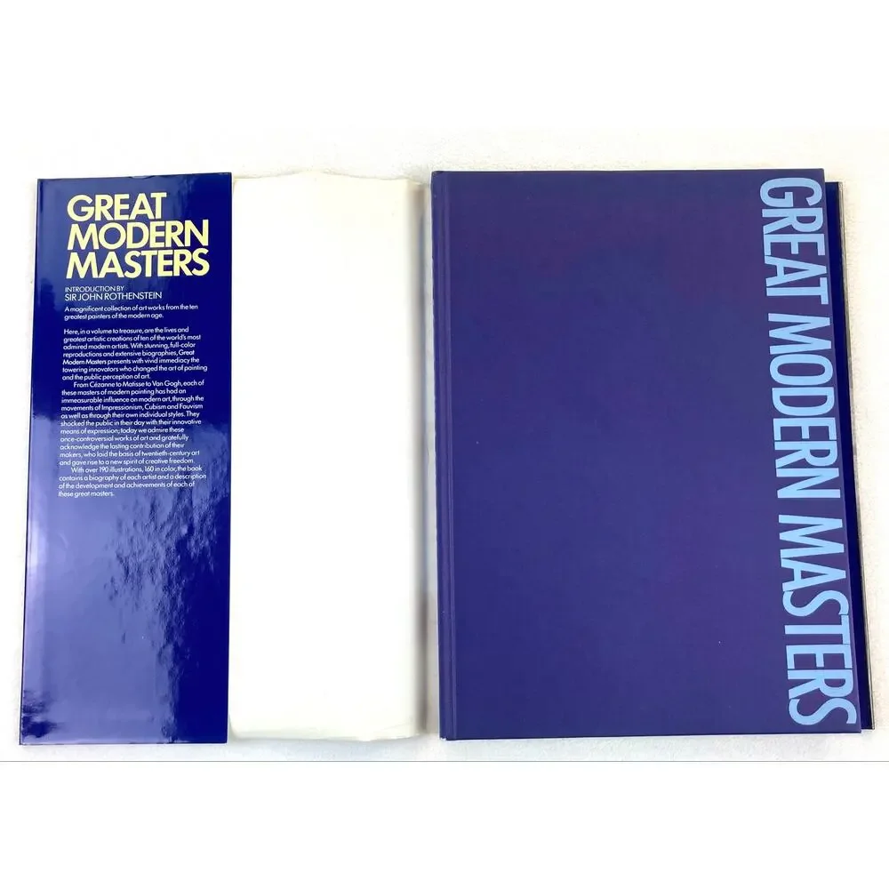 Great Modern Masters Book Hardcover Dust Jacket ISBN 1850520291 Vintage 1980